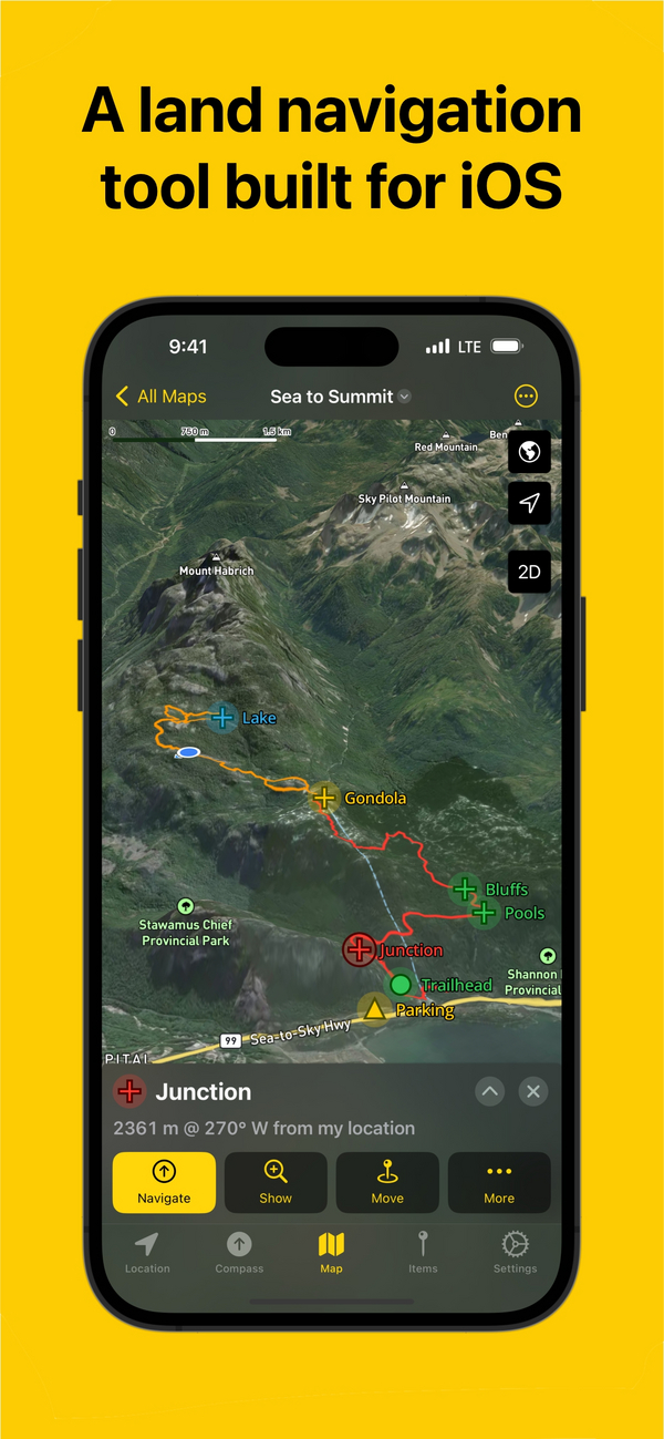 Screenshot of Land Nav