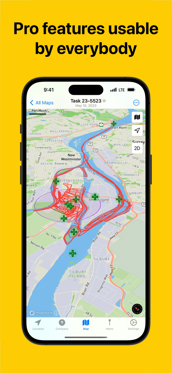 Screenshot of Land Nav