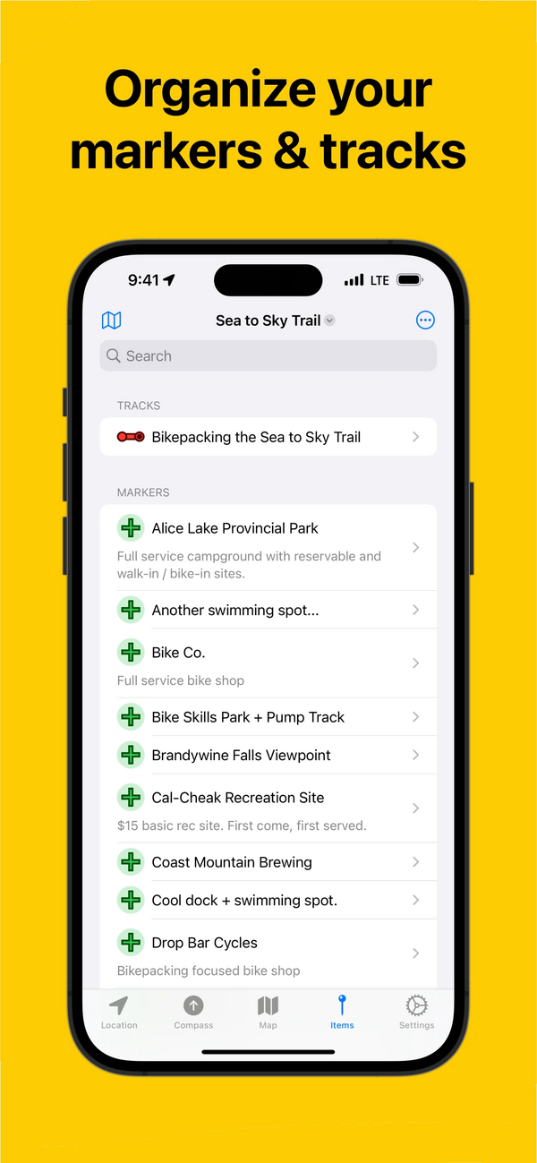 Screenshot of Land Nav