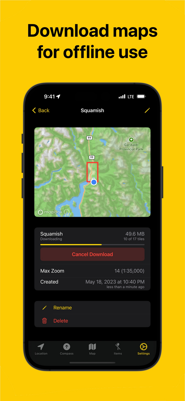 Screenshot of Land Nav